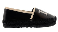 Dolce & Gabbana Black/White Classic Espadrilles-EU35