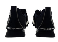 Dolce & Gabbana Black Neoprene Cap Toe Sneakers-EU38.5