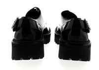 Dolce & Gabbana Black Chunky Sole Derby Shoes for Men -EU37