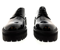 Dolce & Gabbana Black Chunky Sole Derby Shoes for Men -EU37