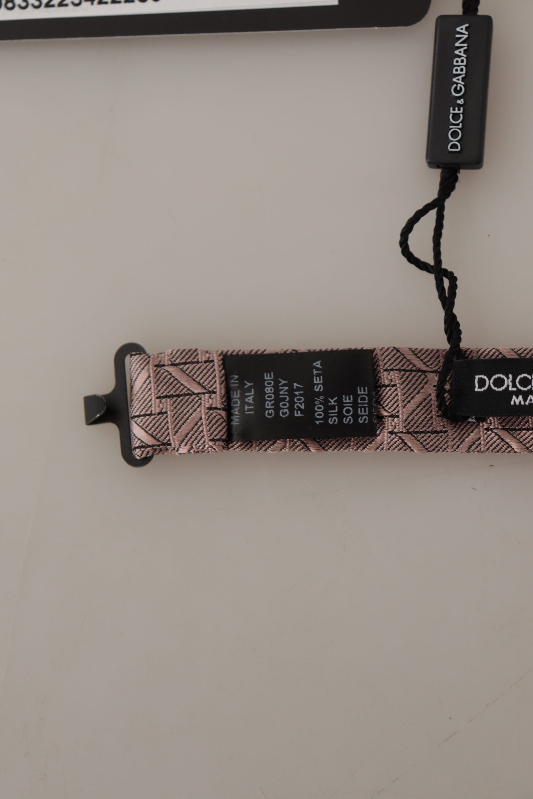 Dolce & Gabbana Geometric Pattern Bow Tie