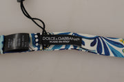 Dolce & Gabbana Majolica Print Adjustable Bow Tie