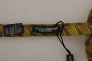 Dolce & Gabbana Fantasy Print Adjustable Neck Papillon Bow Tie