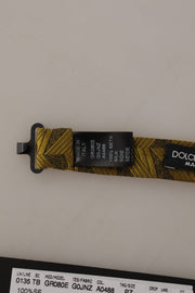 Dolce & Gabbana Fantasy Print Adjustable Neck Papillon Bow Tie