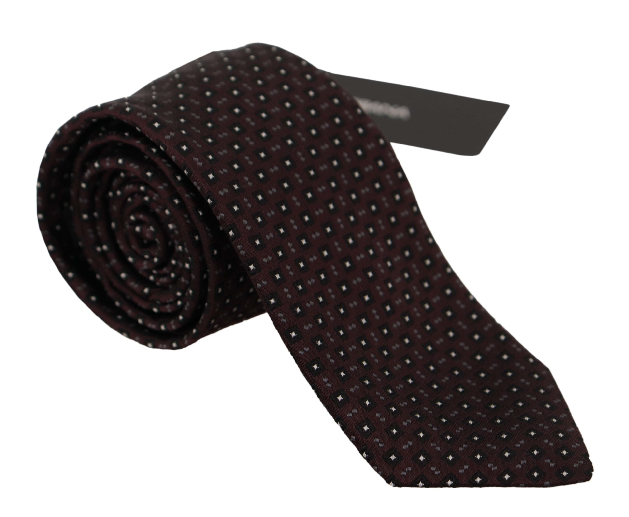 Dolce & Gabbana Dolce Gabbana Geometric Silk Tie Multicolor