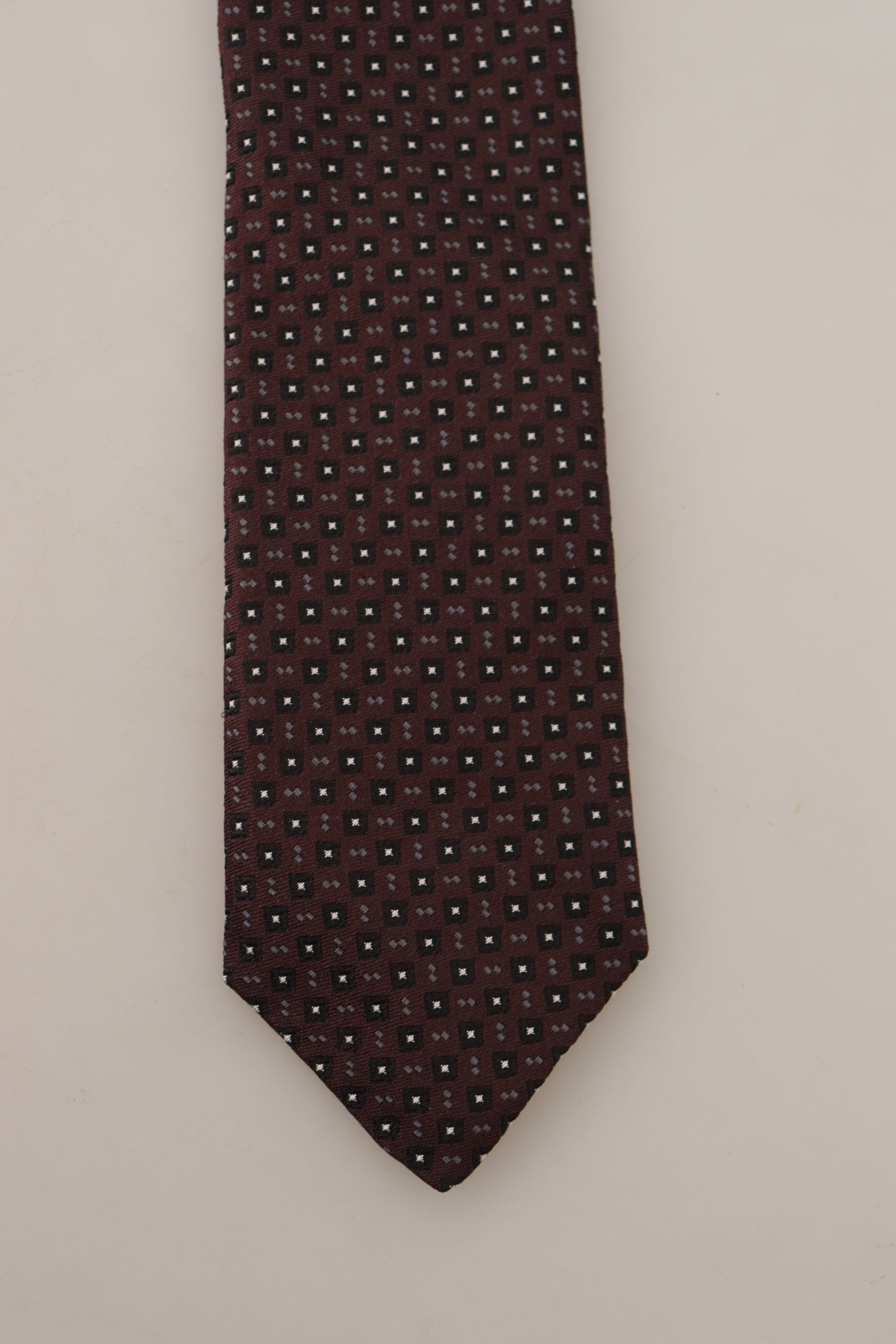Dolce & Gabbana Dolce Gabbana Geometric Silk Tie