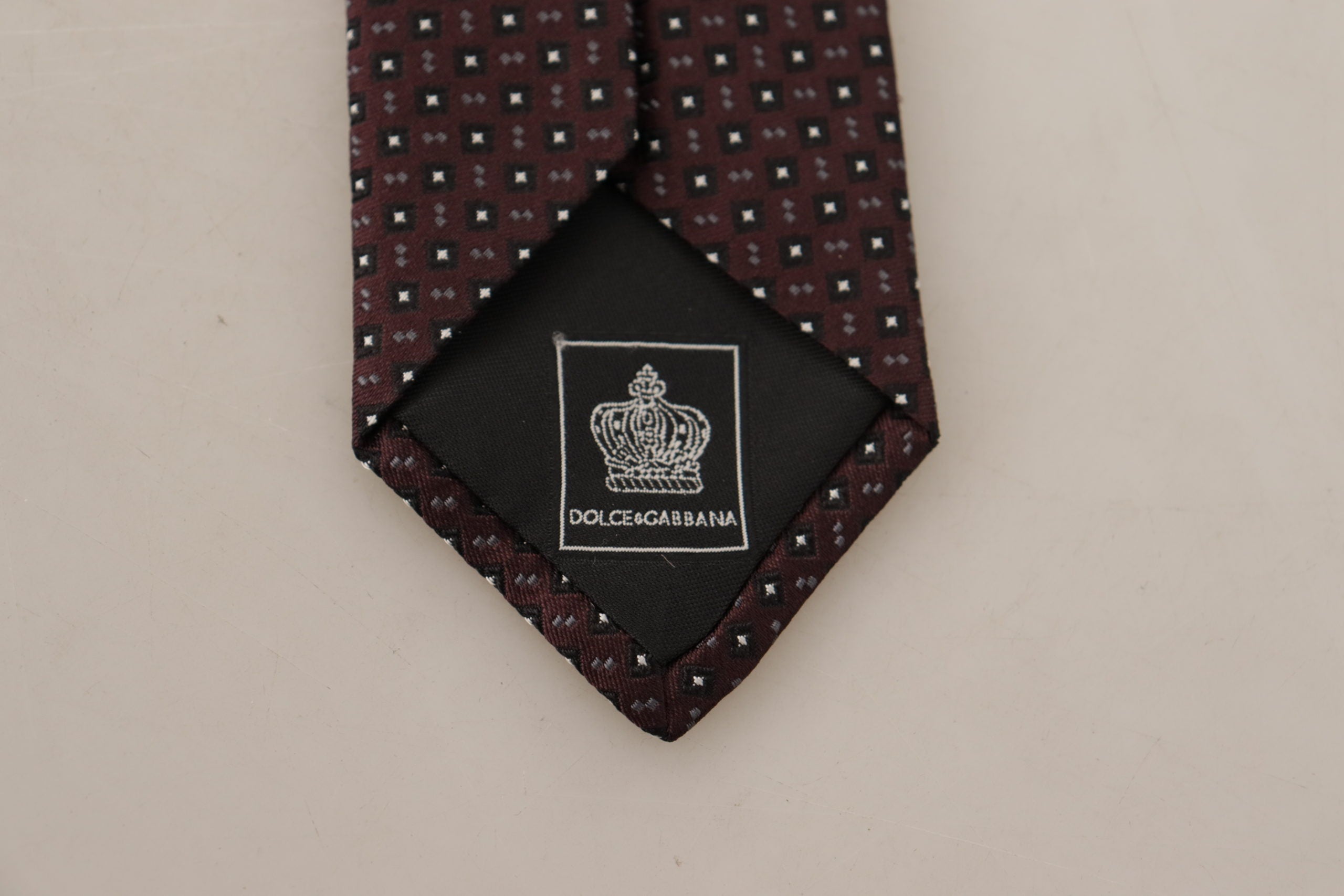 Dolce & Gabbana Dolce Gabbana Geometric Silk Tie