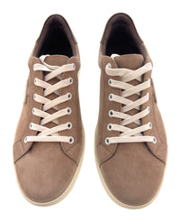 Dolce & Gabbana White Graffiti Logo Leather Sneakers-EU35.5