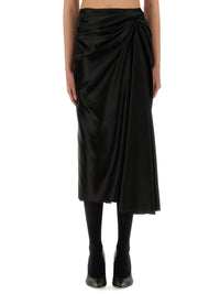 Balenciaga Women Draped Skirt