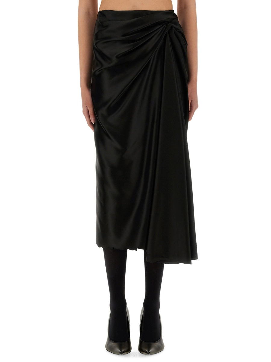 Balenciaga Women Draped Skirt