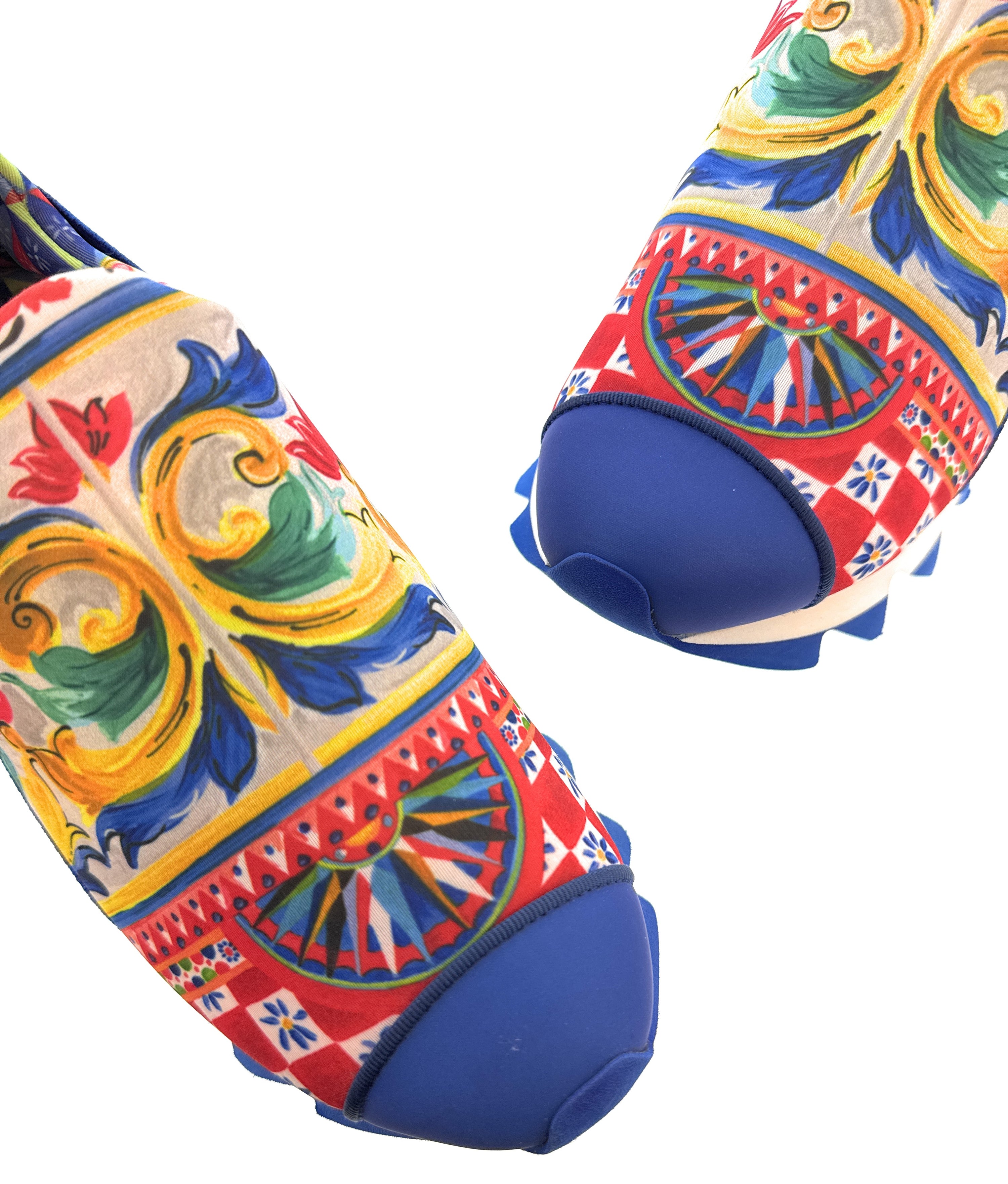 Dolce & Gabbana multicolor Tile Print Slip On Womens Sneakers-36