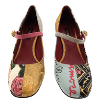 Dolce & Gabbana Multicolor Patchwork Classic Mary Jane Heels-35.5
