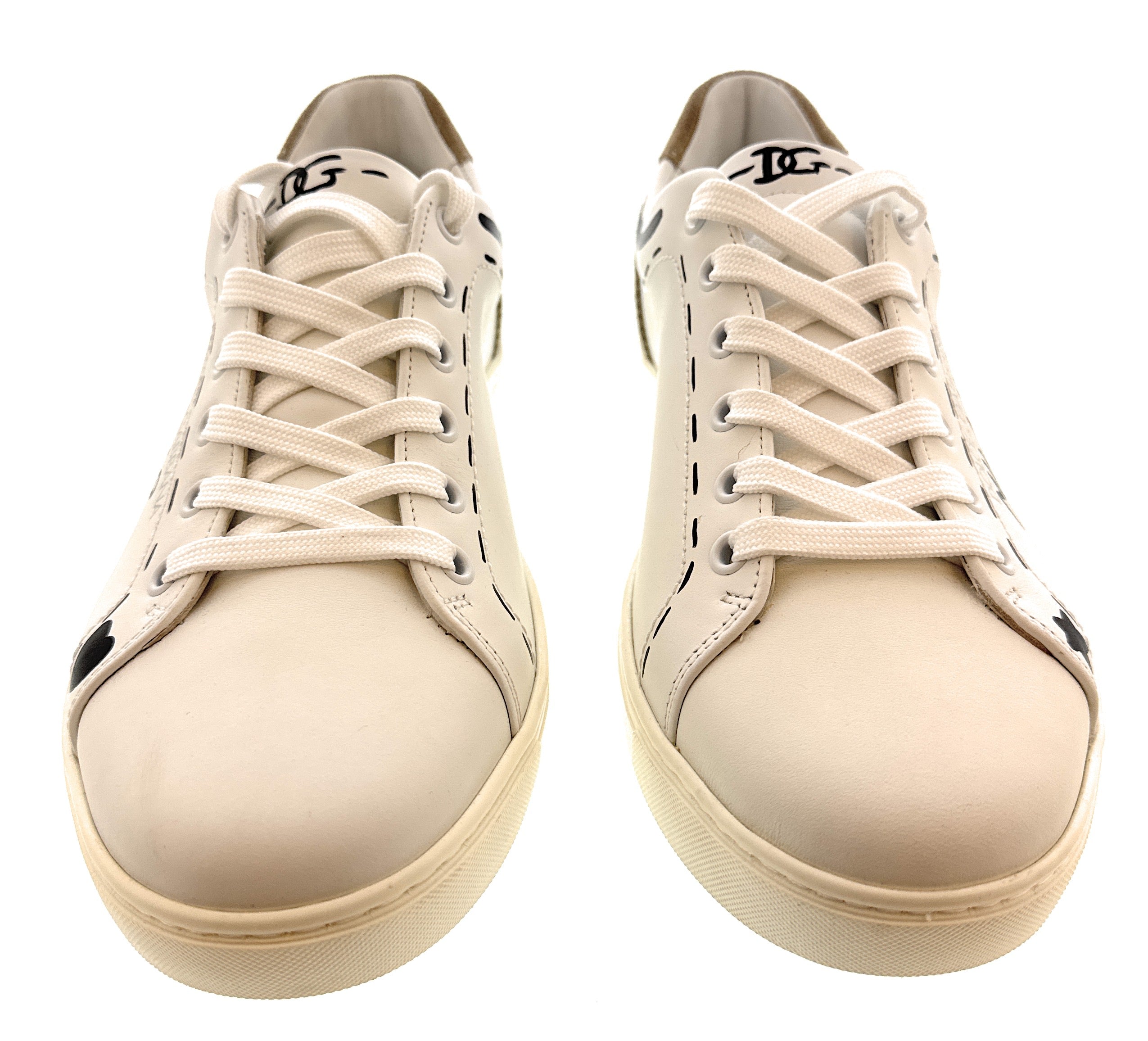 Dolce & Gabbana White Classic Womens Court Sneakers-39.5