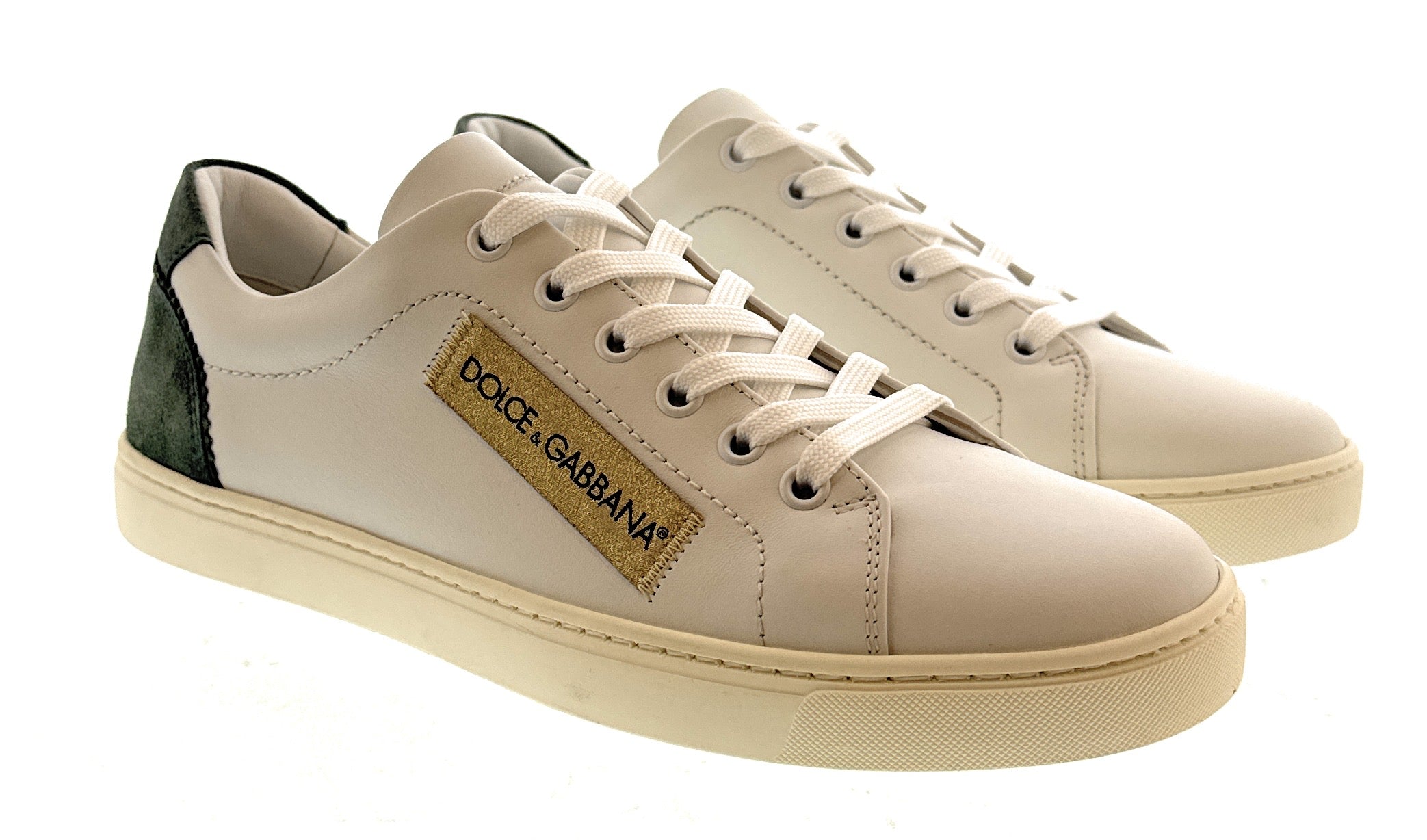 Dolce & Gabbana white Classic Court Womens Sneakers-38.5