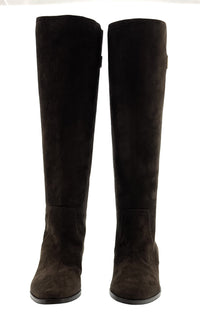 Dolce & Gabbana brown Knee High Suede Signature Boots-36