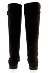 Dolce & Gabbana brown Knee High Suede Signature Boots-36