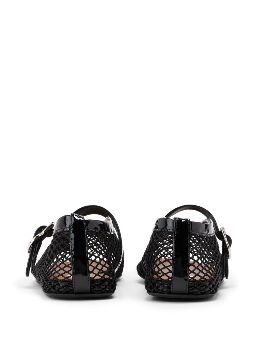 ALAÏA Ballet Flats In Fishnet Women