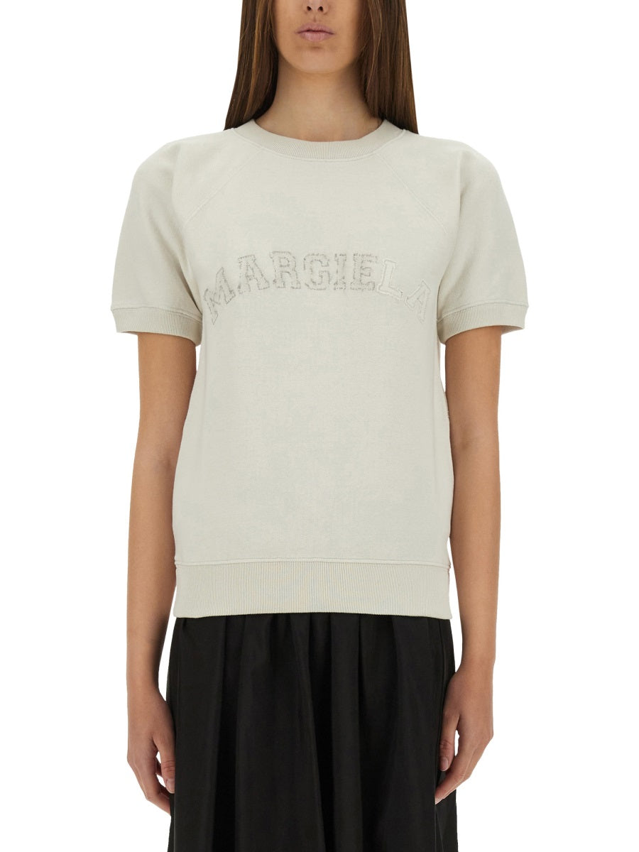 Maison Margiela Women Short-Sleeved Sweatshirt