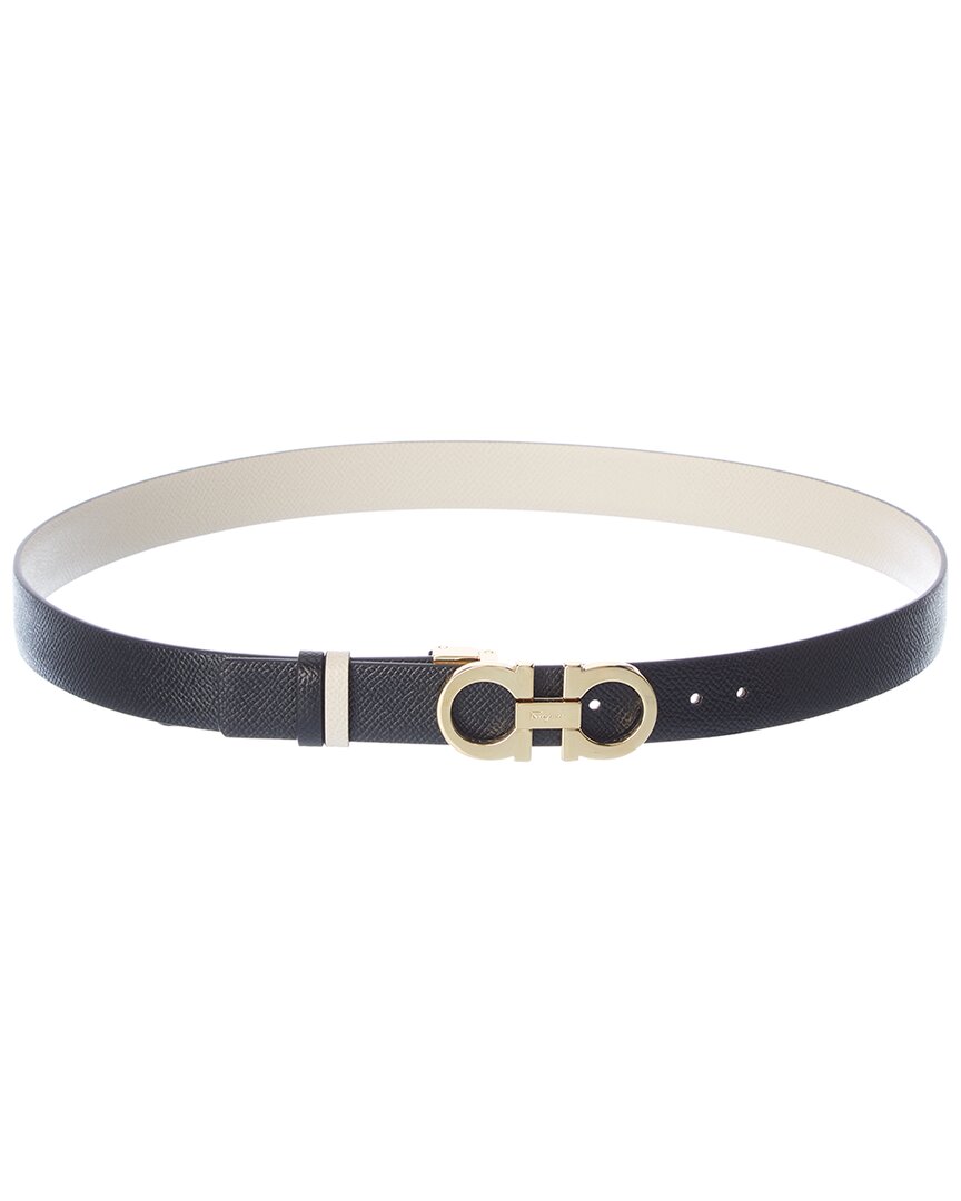 Ferragamo Gancini Reversible & Adjustable Leather Belt