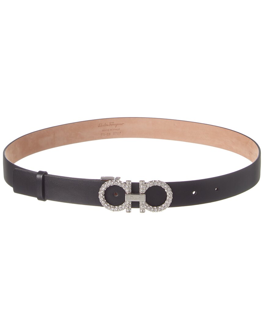 Ferragamo Gancini Adjustable Leather Belt