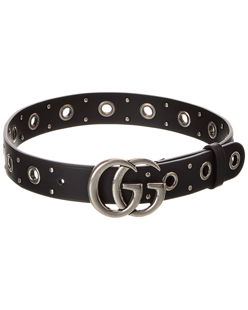 Gucci Leather Belt One Size Fits All Black