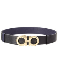Ferragamo Ferragamo Gancini Reversible & Adjustable Leather Belt