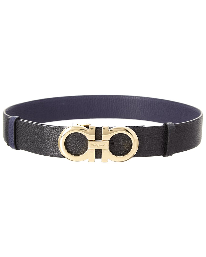 Ferragamo Ferragamo Gancini Reversible & Adjustable Leather Belt
