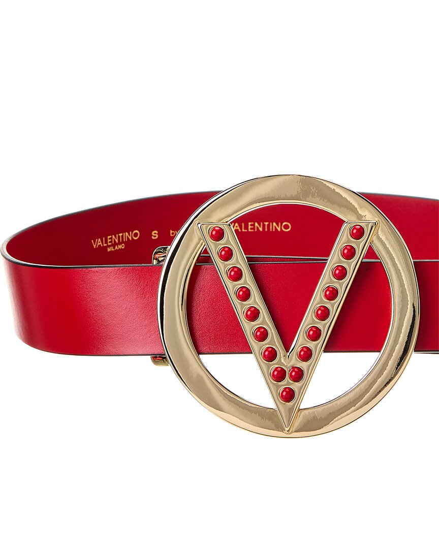 Valentino By Mario Valentino Giusy Forever Leather Belt