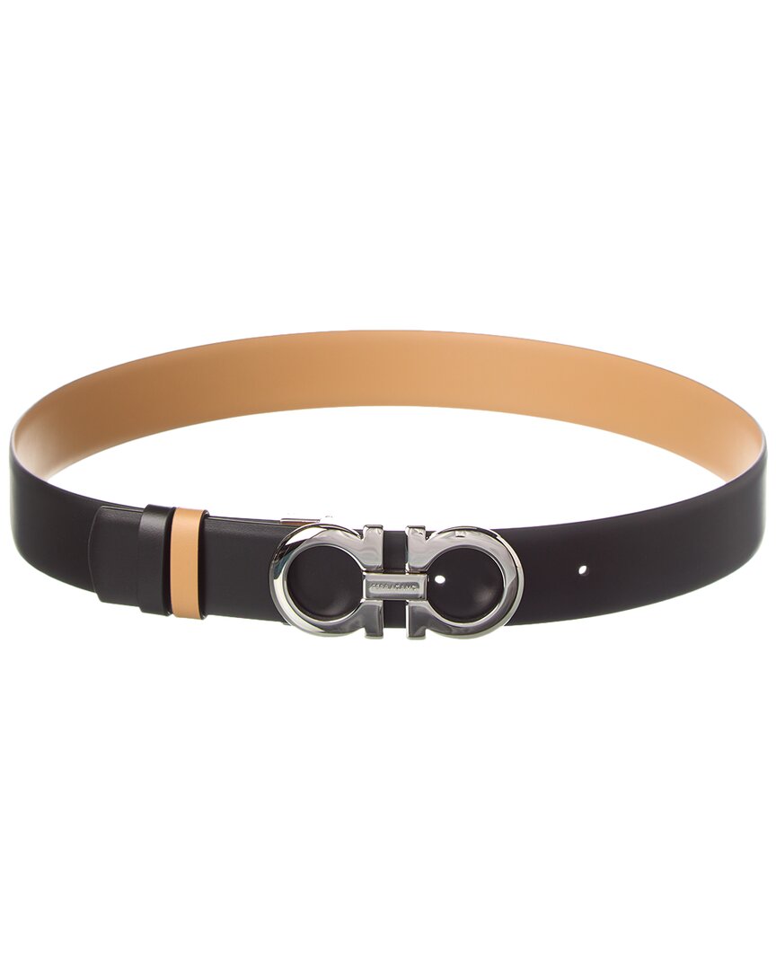 Ferragamo Ferragamo Gancini Reversible & Adjustable Leather Belt