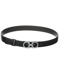 Ferragamo Gancini Reversible & Adjustable Leather Belt