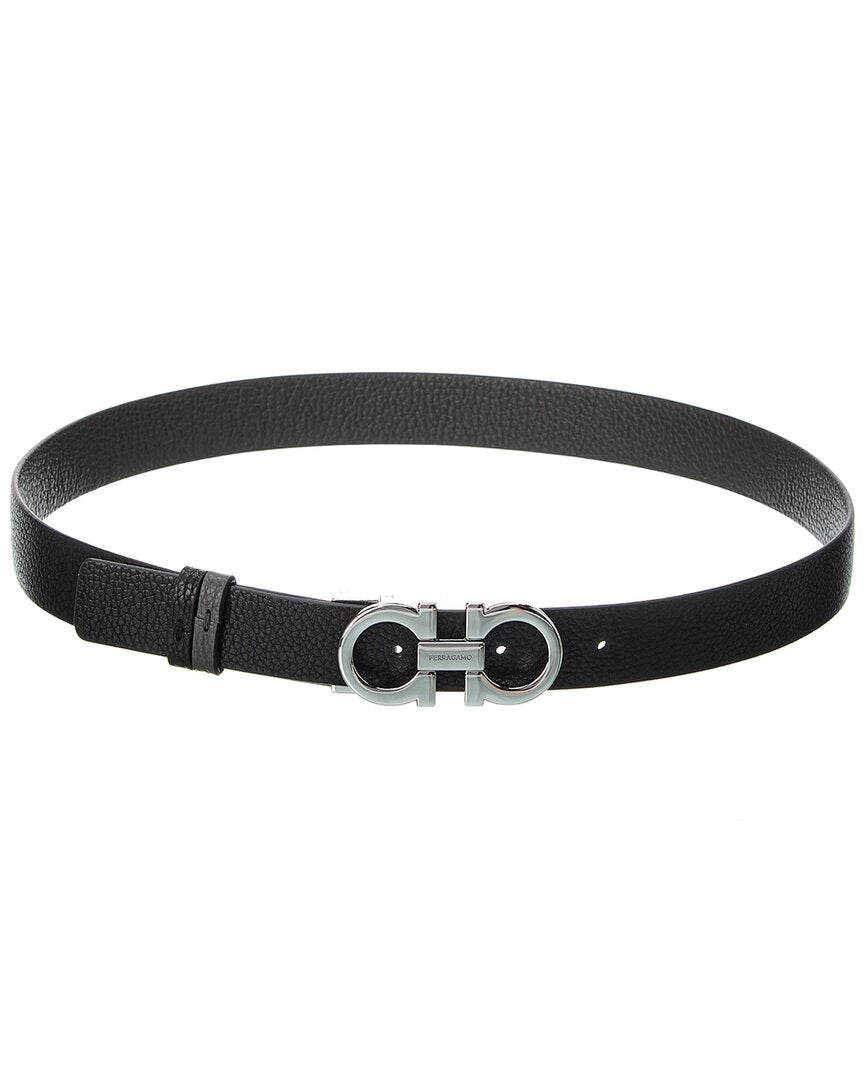 Ferragamo Gancini Reversible & Adjustable Leather Belt
