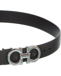 Ferragamo Gancini Reversible & Adjustable Leather Belt