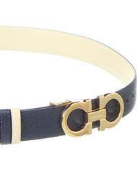 Ferragamo Ferragamo Gancini Reversible & Adjustable Leather Belt