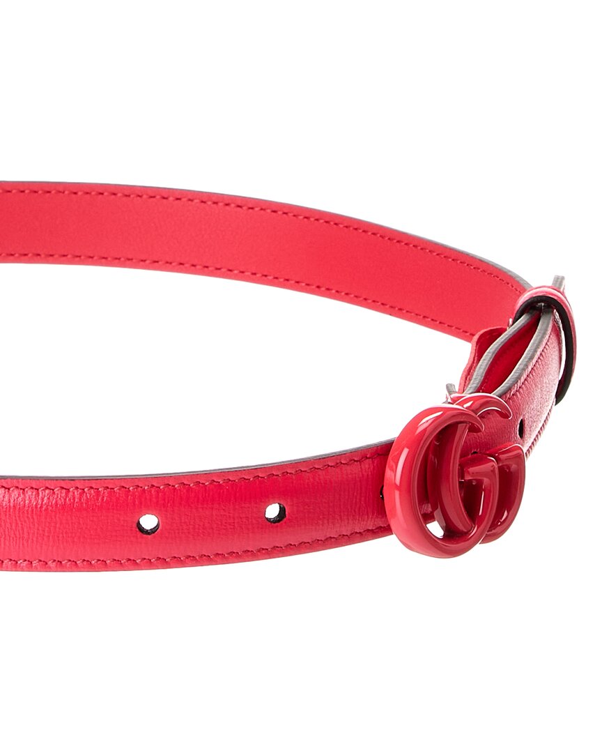 Gucci Gg Marmont Thin Leather Belt