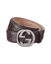 Gucci Signature Leather Belt Brown Multi