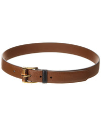 Gucci Gg Logo Leather Belt