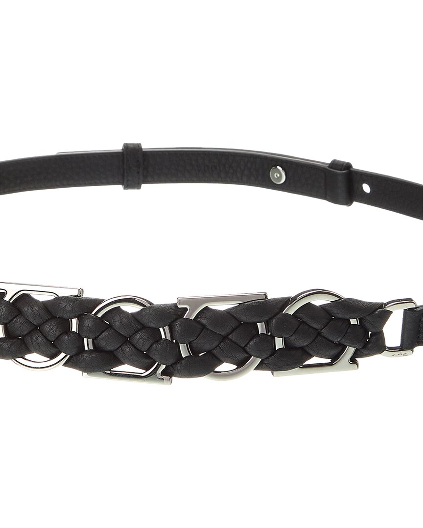 Ferragamo Braided Leather Belt