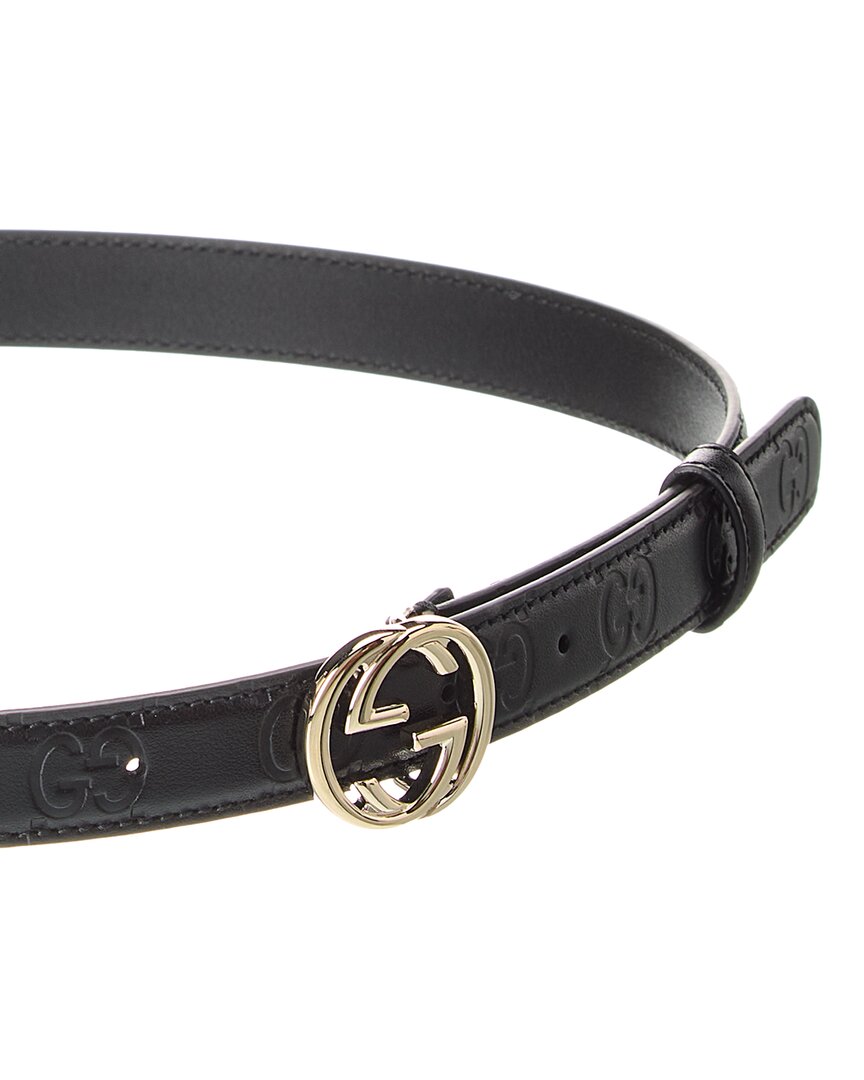 Gucci Interlocking G Leather Belt