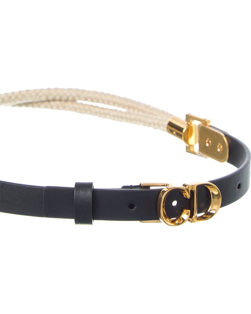 Dior Rope & Leather Belt