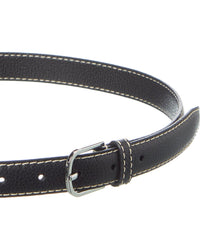 Toteme Stitch Detail Leather Belt