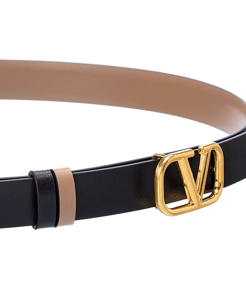 Valentino Vlogo 20Mm Reversible Leather Belt
