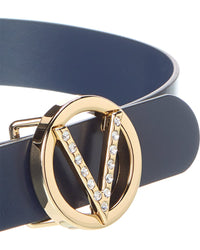 Valentino By Mario Valentino Giusy Preciosa Leather Belt