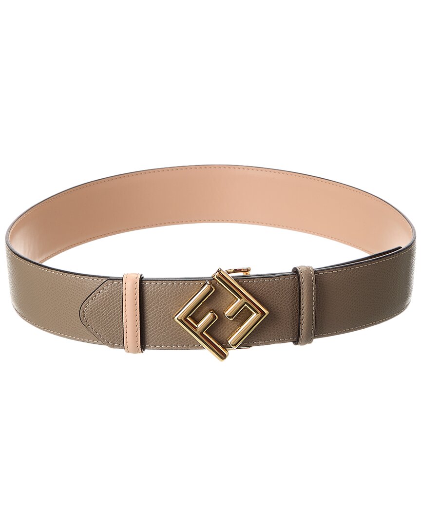 Fendi Ff Diamonds Reversible Leather Belt