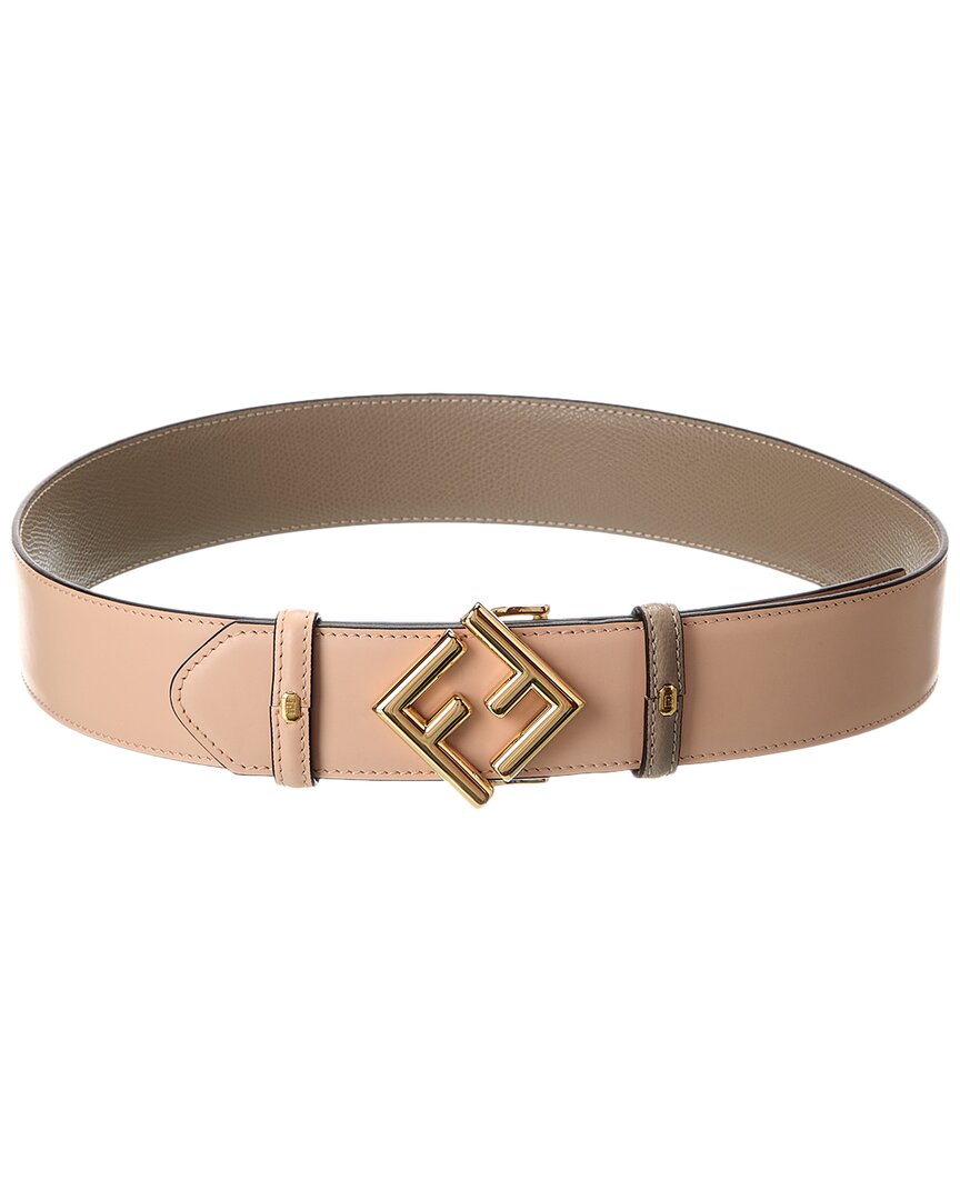 Fendi Ff Diamonds Reversible Leather Belt