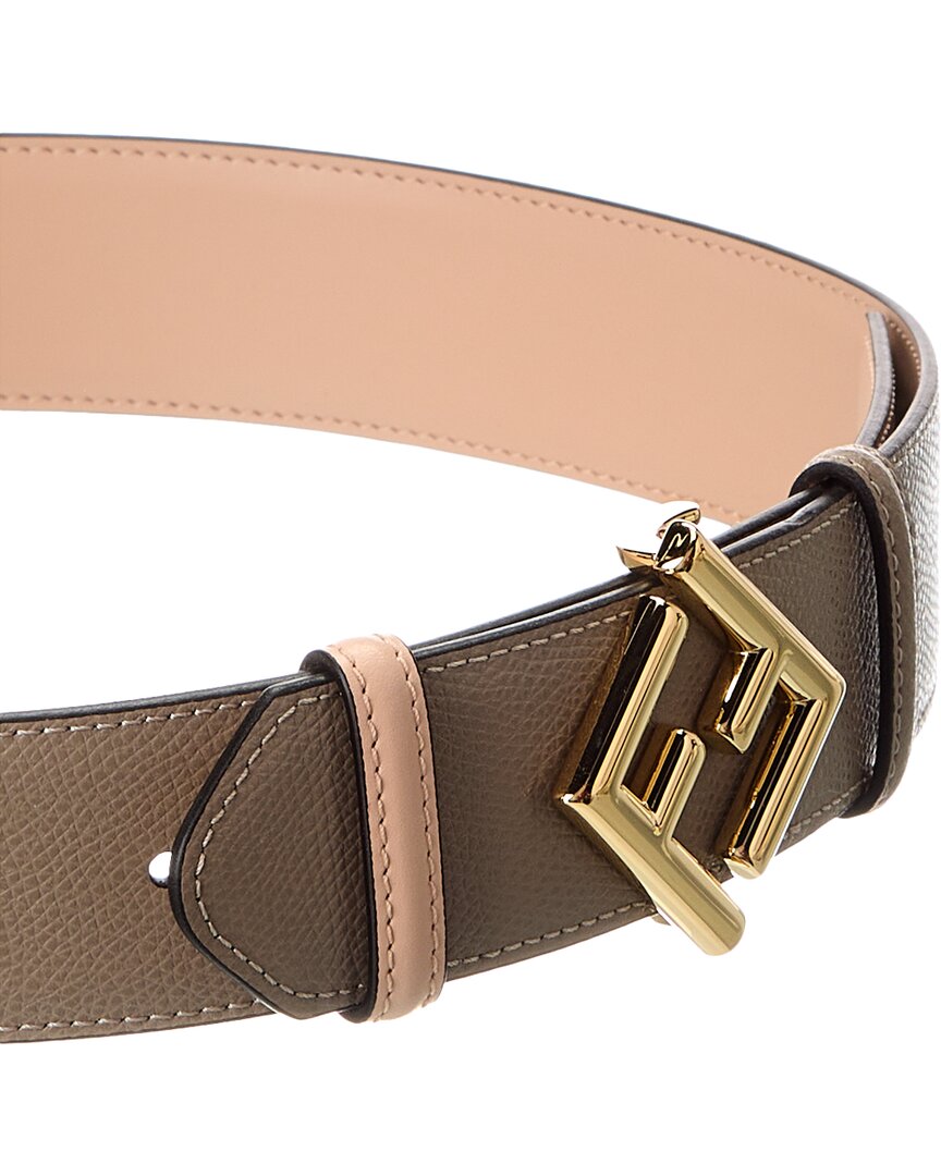 Fendi Ff Diamonds Reversible Leather Belt