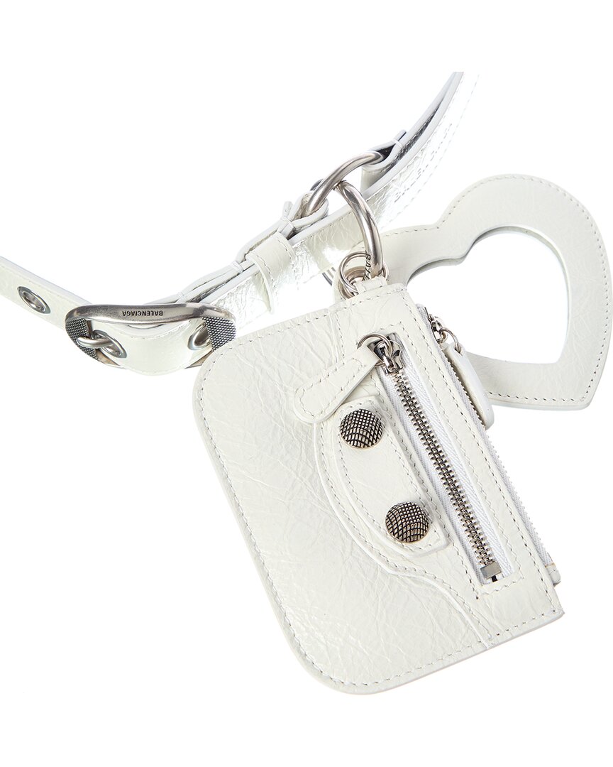 Balenciaga Le Cagole Charms Leather Belt
