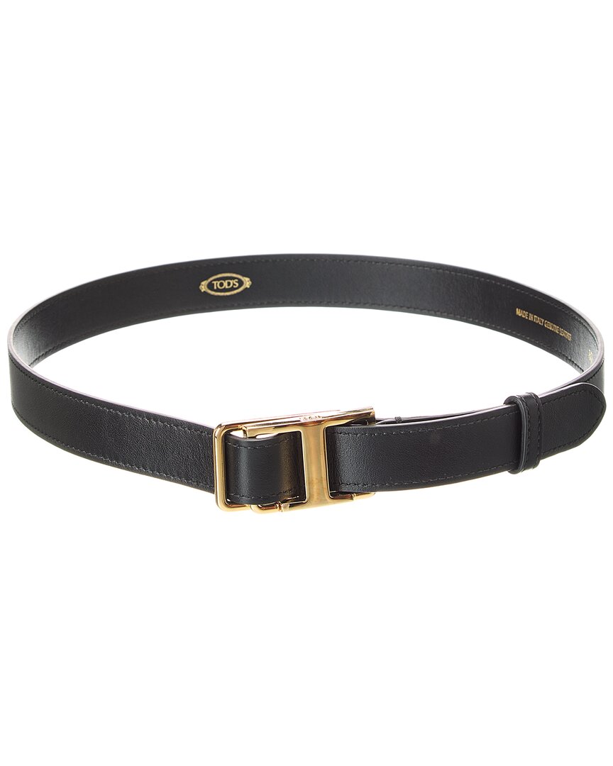 Tod’S Leather Belt Black
