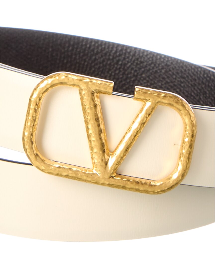 Valentino Vlogo 30Mm Reversible Leather Belt