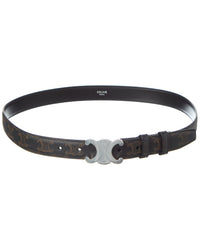 CELINE Celine Triomphe Medium Canvas Belt