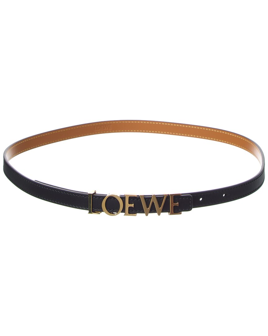 Loewe Logo Leather Belt